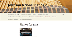 Desktop Screenshot of johnsonpiano.com